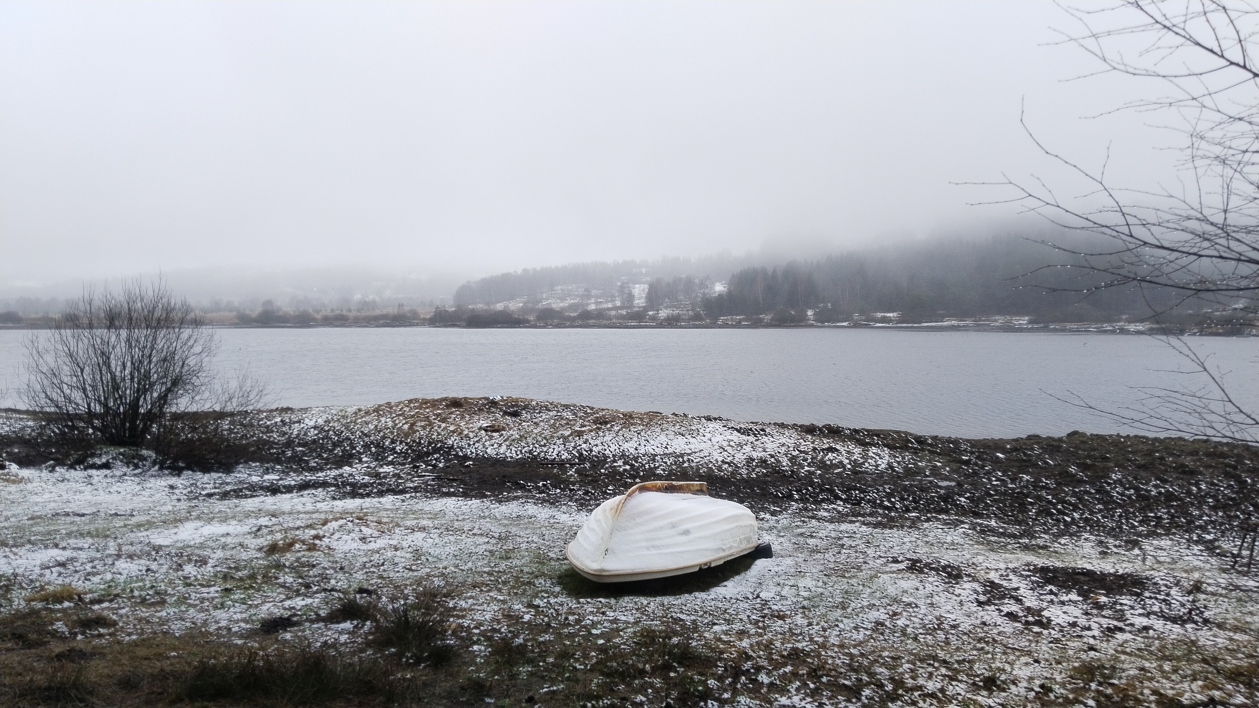 Lake in winter